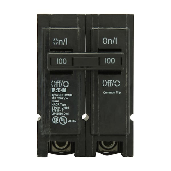 Eaton Br Thermal Magnetic Circuit Breaker 100 A BRHX2100 - main